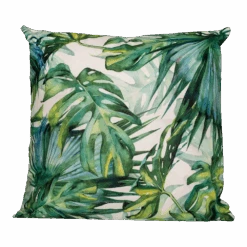 Buitenkussen Monstera 60x60cm - Tuinkussen