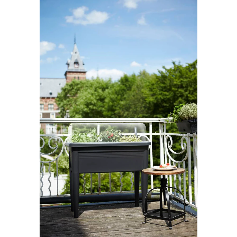 Elho Green Basics Kweektafel XXL 75cm - Living Black 6 Elho Green Basics Kweektafel XXL 75cm - Living Black - Afbeelding 4