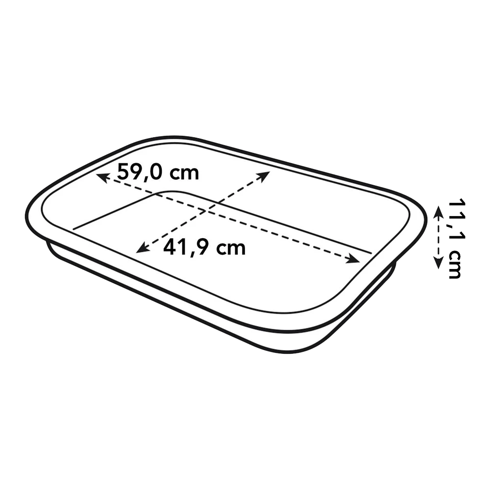 Elho Green Basics Tuintray 59cm - Living Black 6 Elho Green Basics Tuintray 59cm - Living Black - Afbeelding 4