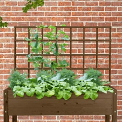 Esschert's Garden - Trellis Voor Verhoogde Kweekbak L Bruin 7 Esschert's Garden - Trellis Voor Verhoogde Kweekbak L Bruin -Pokon Winkel esschert s garden trellis voor verhoogde kweekbak l bruin 3