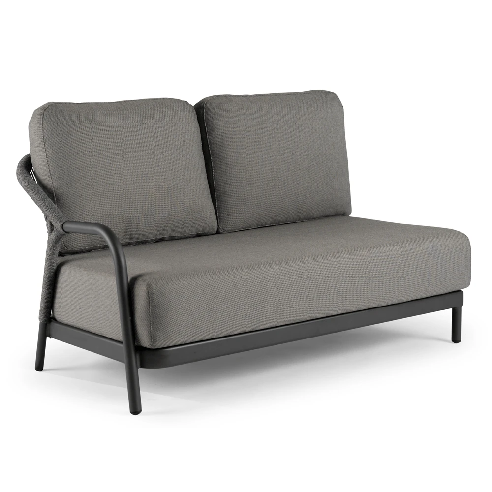 Fiona Lounge 2-zits Rechts - Charcoal 3 Fiona Lounge 2-zits Rechts - Charcoal