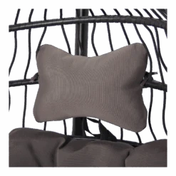 Hangstoel Norway - Inklapbaar - Zwart/Bruin -Pokon Winkel hangstoel norway inklapbaar zwart bruin 2