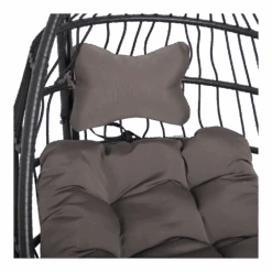 Hangstoel Norway - Inklapbaar - Zwart/Bruin -Pokon Winkel hangstoel norway inklapbaar zwart bruin 6