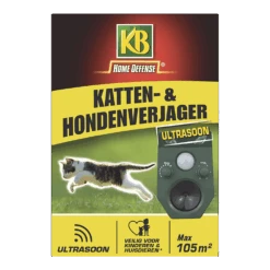 KB Kattenverjager En Hondenverjager Ultrasoon 105mu00b2 - Insecten En Ongedierte -Pokon Winkel kb kattenverjager en hondenverjager ultrasoon 105m insecten en ongedierte 2 1