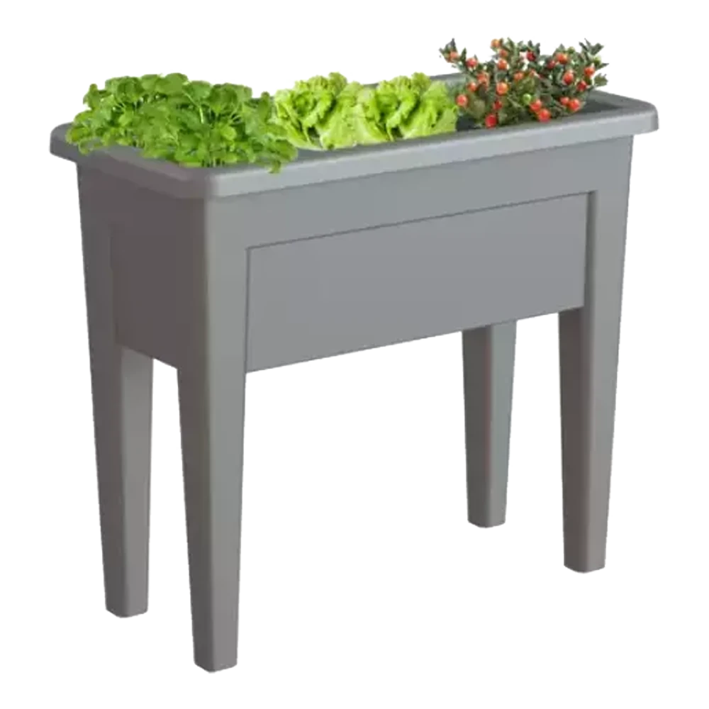 Kweektafel Venezia - Met Deksel - 80x39x69cm - Antraciet 4 Kweektafel Venezia - Met Deksel - 80x39x69cm - Antraciet - Afbeelding 2