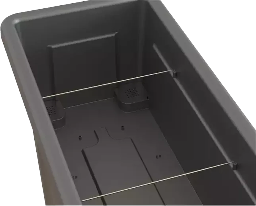 Kweektafel Venezia - Met Deksel - 80x39x69cm - Antraciet 5 Kweektafel Venezia - Met Deksel - 80x39x69cm - Antraciet - Afbeelding 3