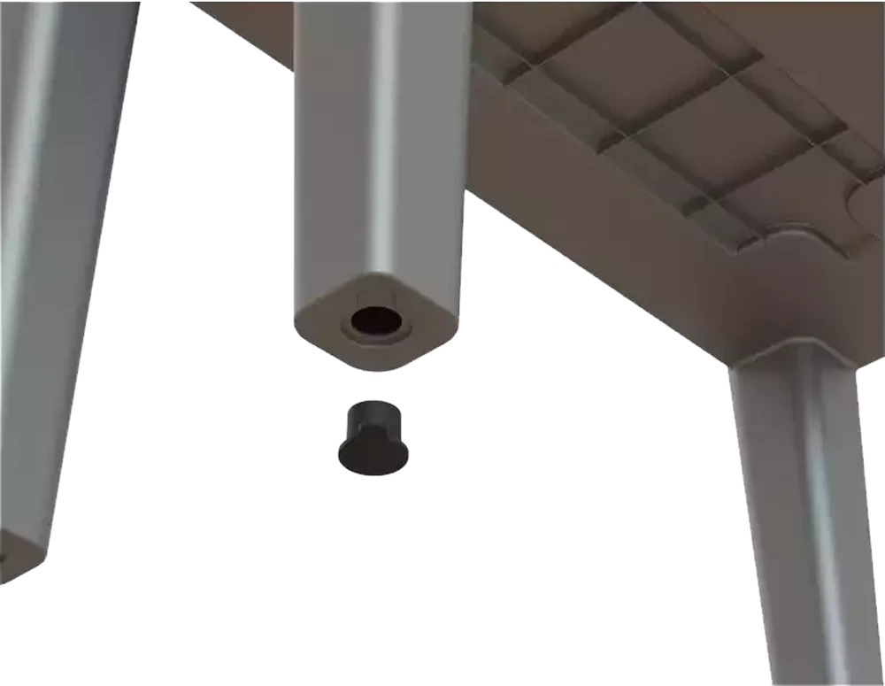 Kweektafel Venezia - Met Deksel - 80x39x69cm - Antraciet 6 Kweektafel Venezia - Met Deksel - 80x39x69cm - Antraciet - Afbeelding 4