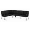 Liv Lounge Dining Set Left Black -Pokon Winkel liv lounge dining set left black 1 new