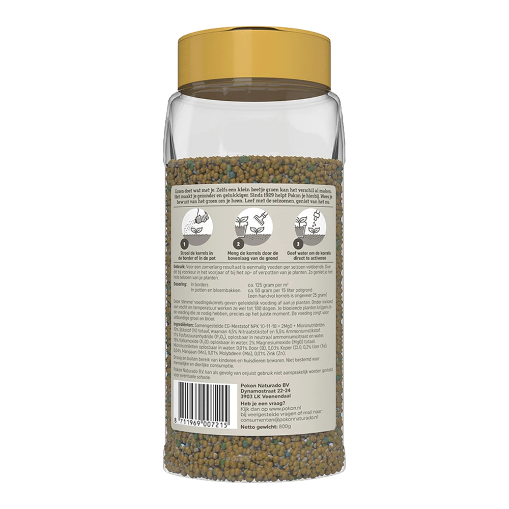 Pokon Terras & Balkon Planten Voedingskorrels 800g - Tuinplanten Voeding 4 Pokon Terras & Balkon Planten Voedingskorrels 800g - Tuinplanten Voeding - Afbeelding 2
