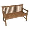 Teak Bank De Luxe - 130cm - Naturel 2 Teak Bank De Luxe - 130cm - Naturel -Pokon Winkel teak bank de luxe 130cm naturel 1 1