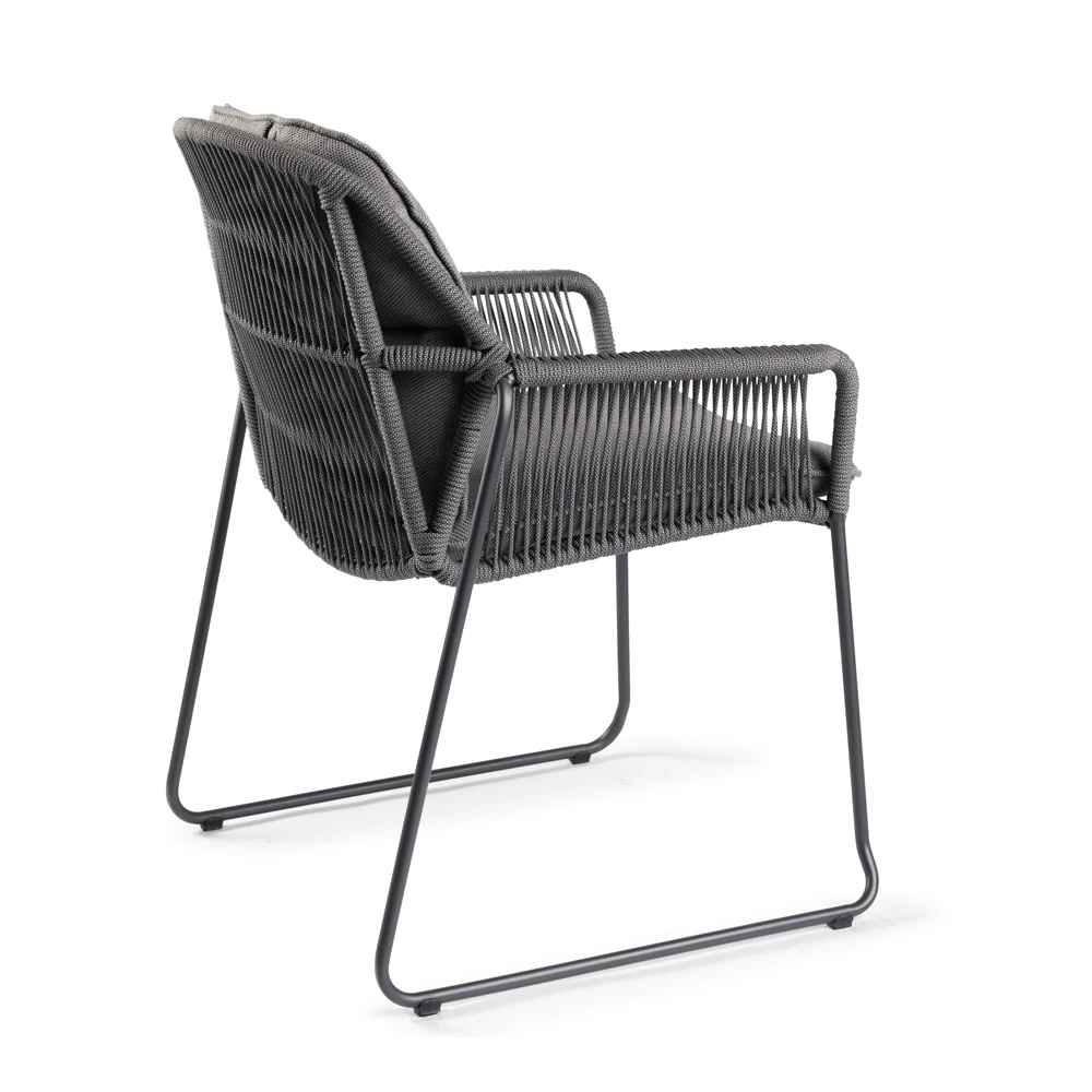 Tuinstoel Rivera - Dining Stoel - Charcoal 4 Tuinstoel Rivera - Dining Stoel - Charcoal - Afbeelding 2